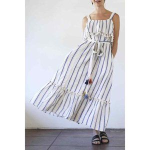 Trovata Striped Dress with Tassles, size XS